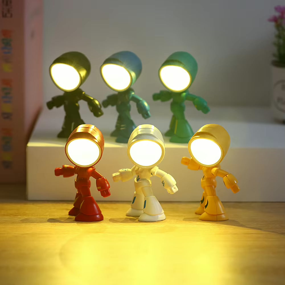 Mini Night Light LED Cartoon Hero Police Desk Lamp