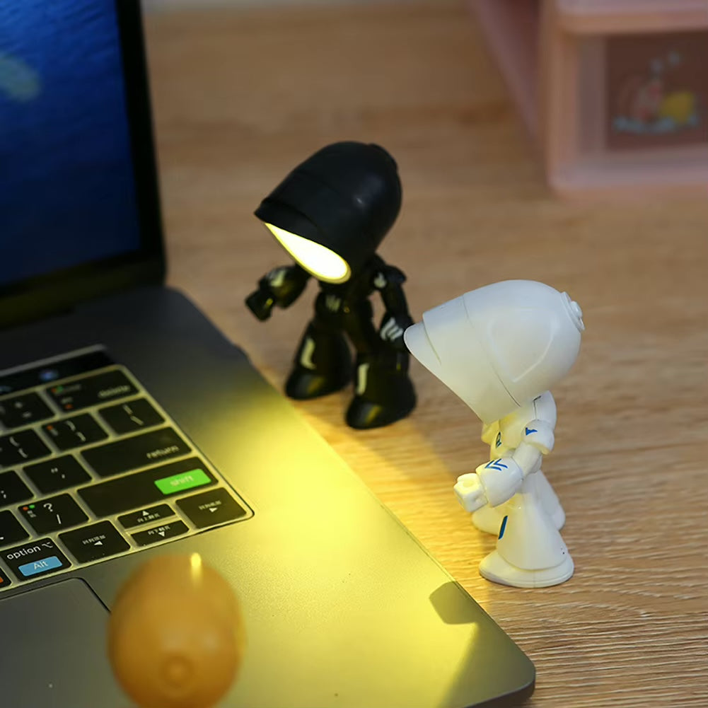 Mini Night Light LED Cartoon Hero Police Desk Lamp